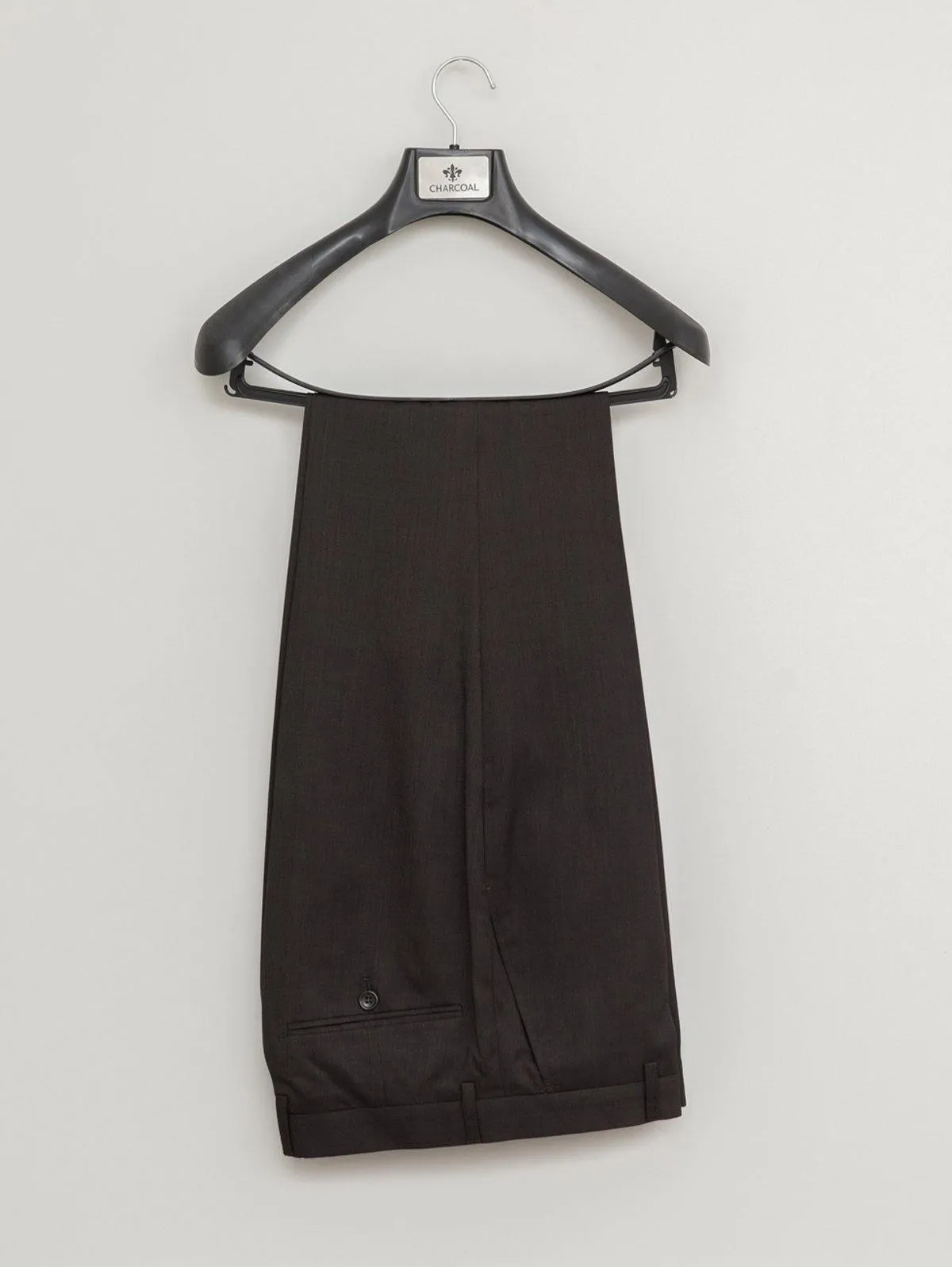 2 PIECE SUIT BLACK BROWN