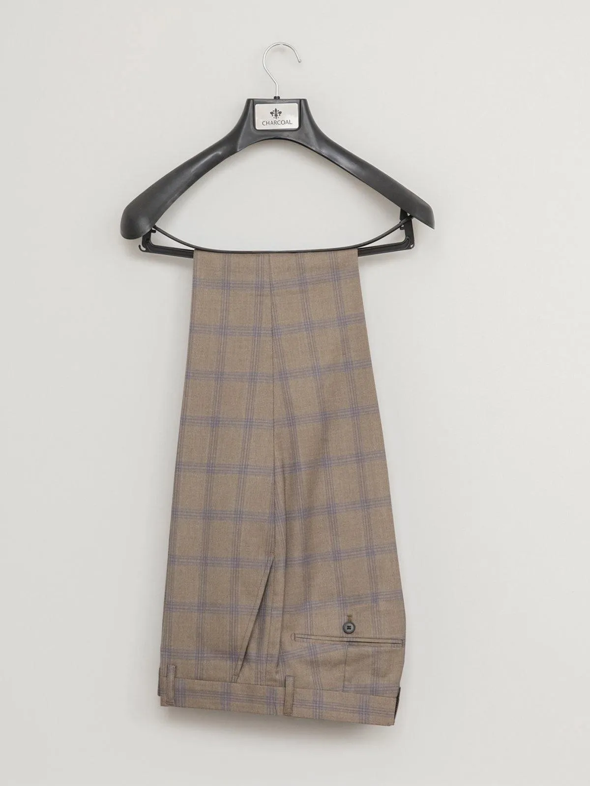 2 PIECE SUIT LIGHT BROWN