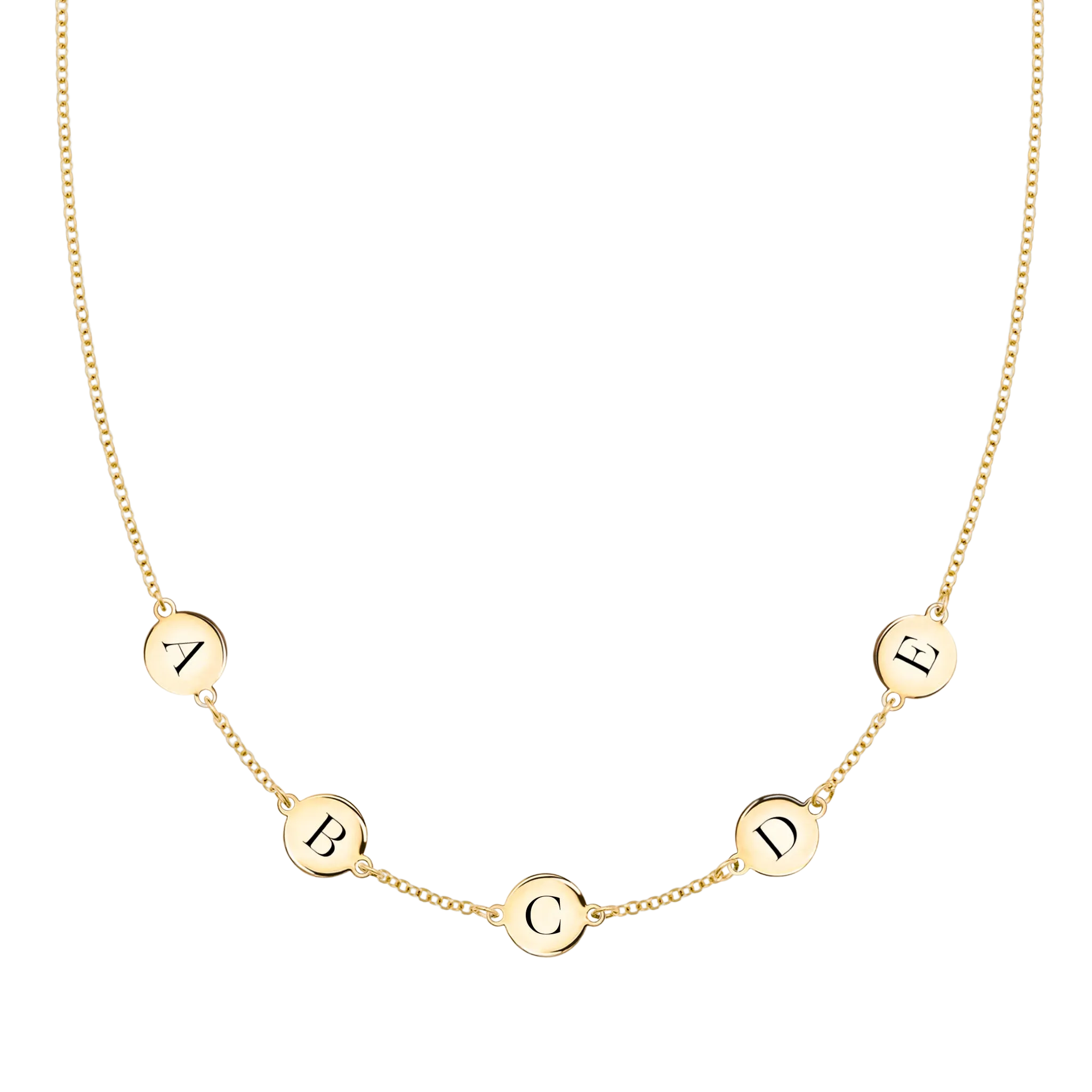 5 Letter Personalized Necklace