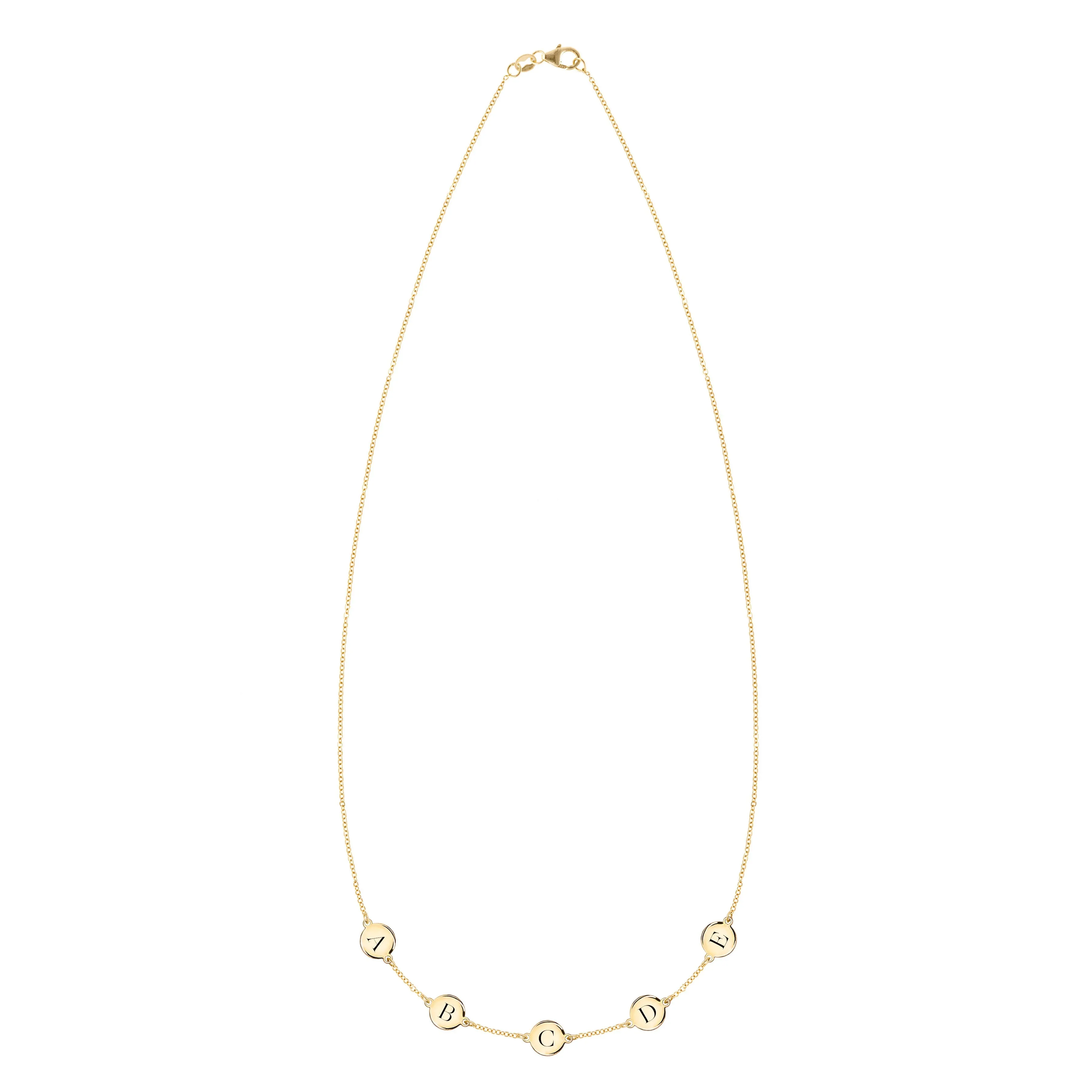 5 Letter Personalized Necklace