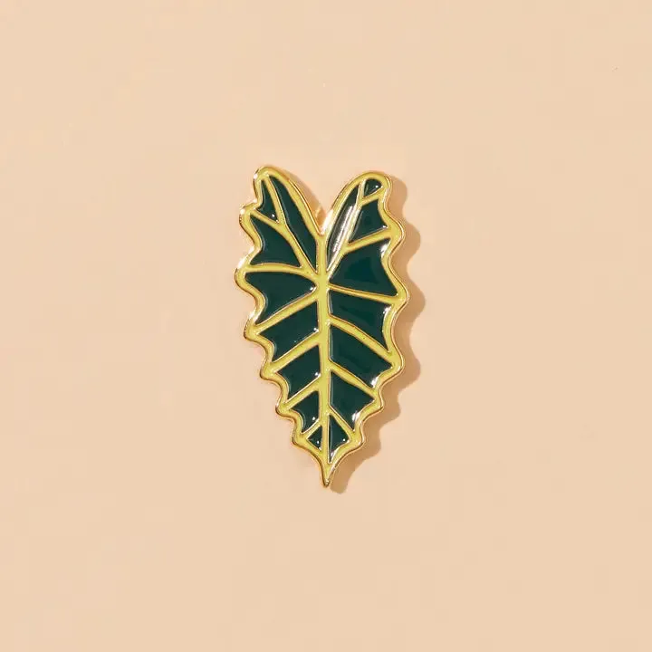 Alocasia Leaf Enamel Pin
