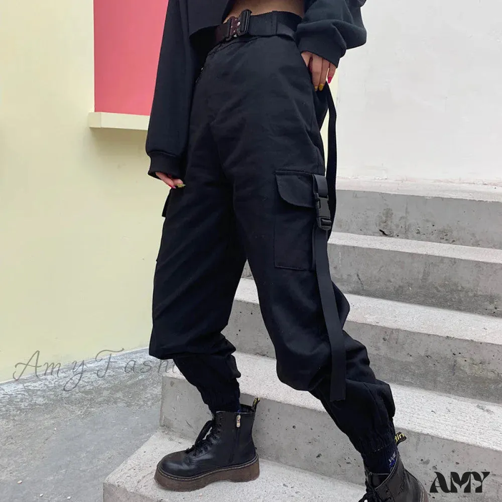 Amy Fashion - Big Pockets Cargo Pants