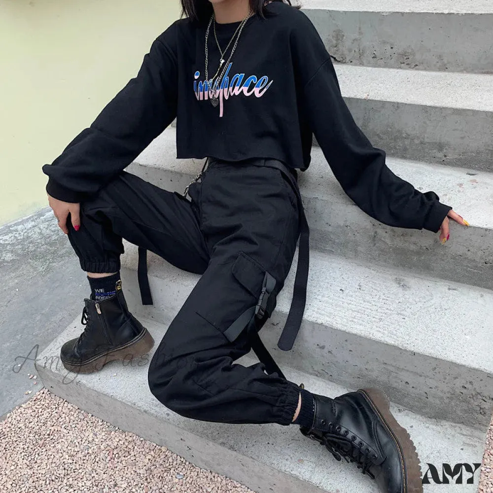 Amy Fashion - Big Pockets Cargo Pants