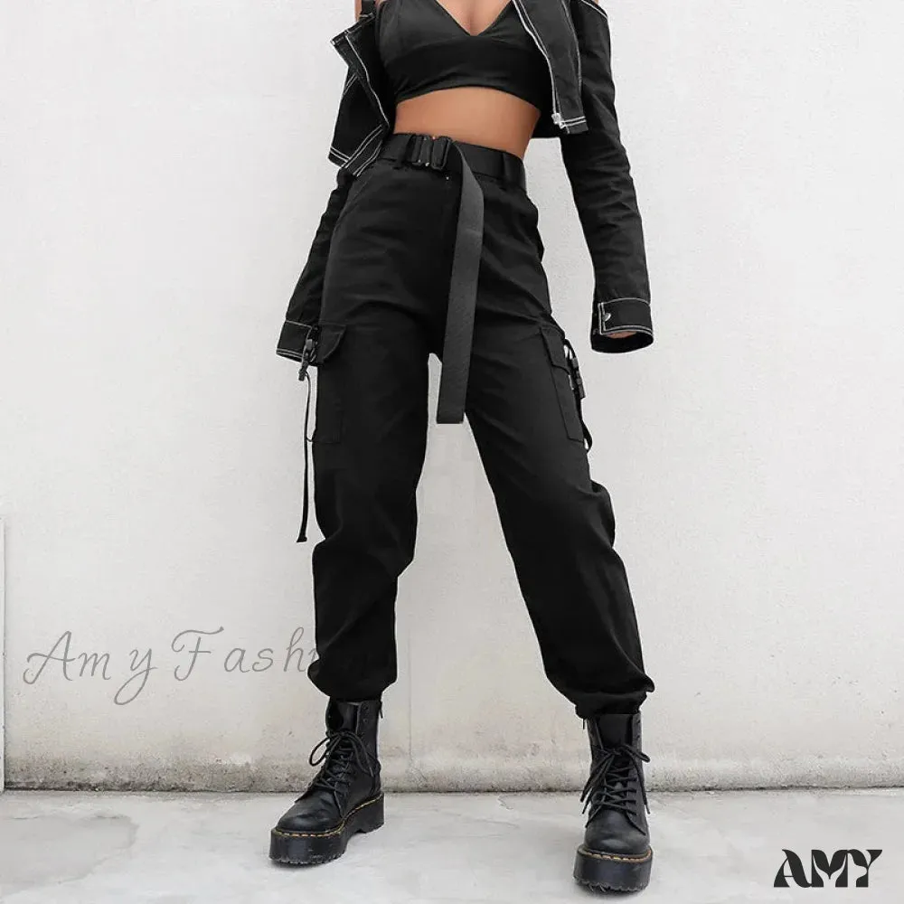 Amy Fashion - Big Pockets Cargo Pants