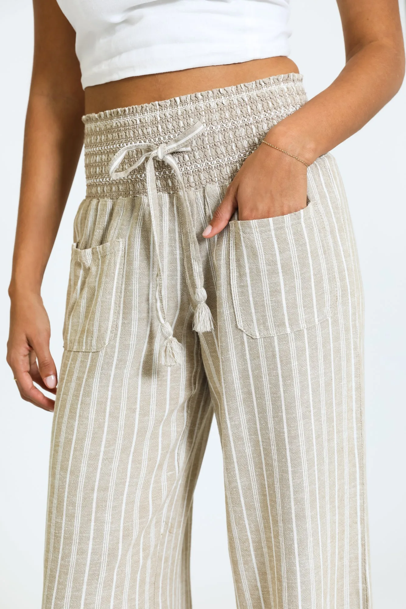 Ava Boardwalk Pant - Khaki