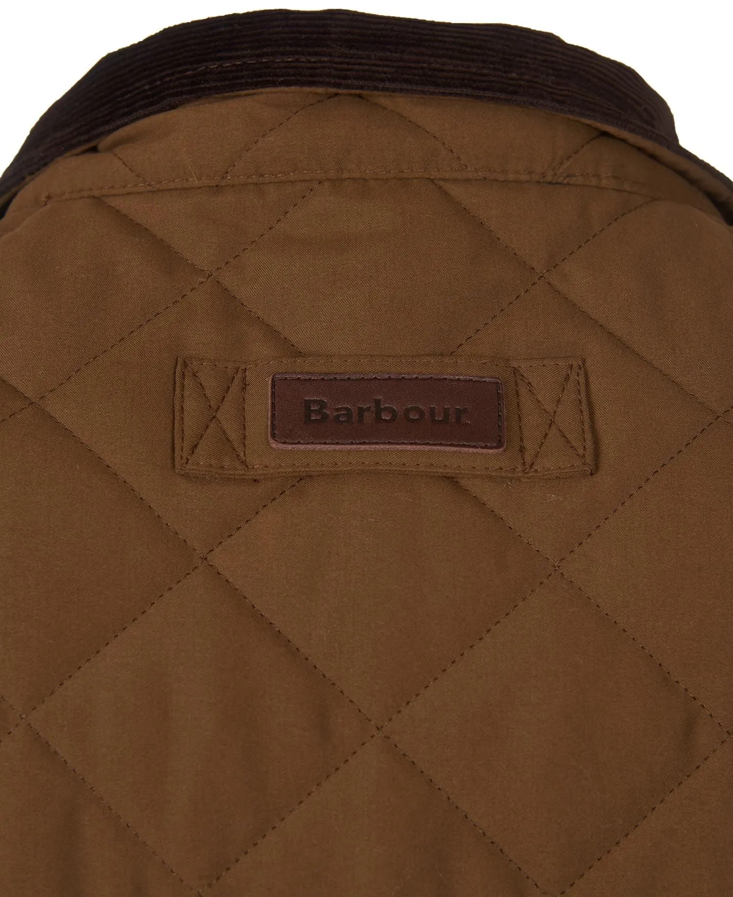 Barbour Shoveler Quilted Jacket In Dark Sand