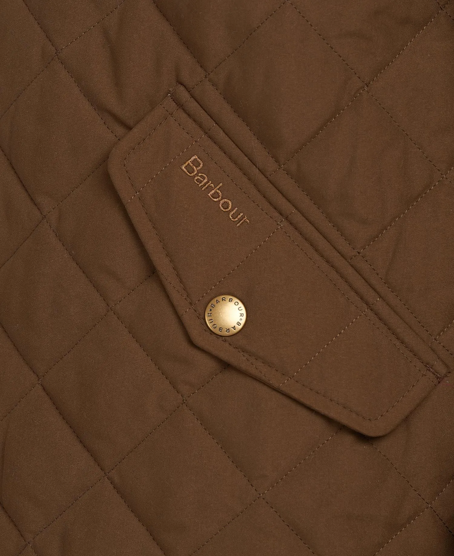 Barbour Shoveler Quilted Jacket In Dark Sand