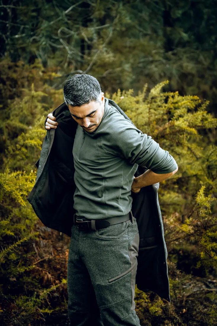 BASE LAYER FLEECE JACKET 100 - GREEN