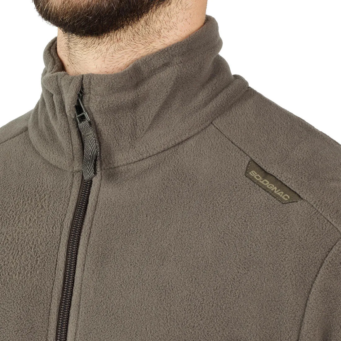 BASE LAYER FLEECE JACKET 100 - GREEN