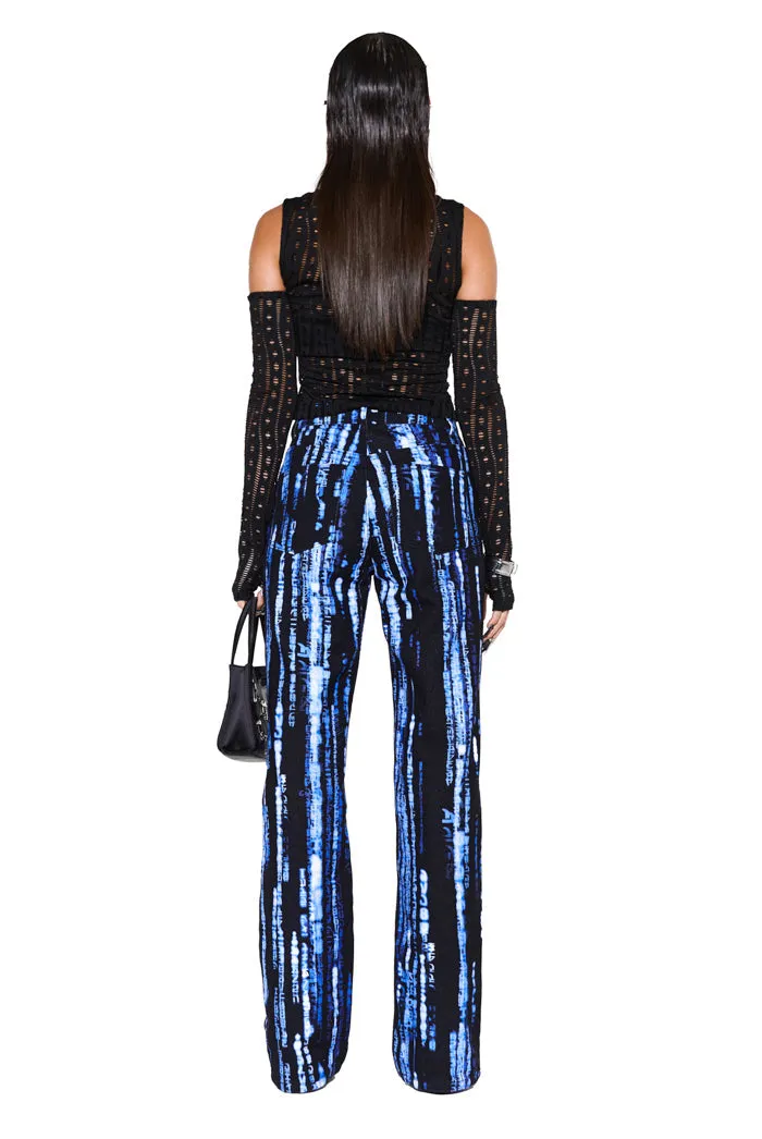 Blue Encryption Denim