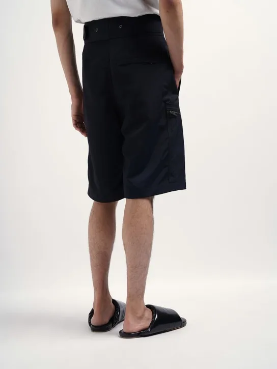 Bottega Veneta   Nylon cargo shorts 