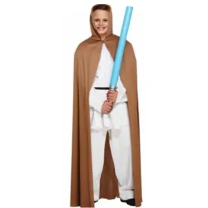 Brown Hooded Cape - Child