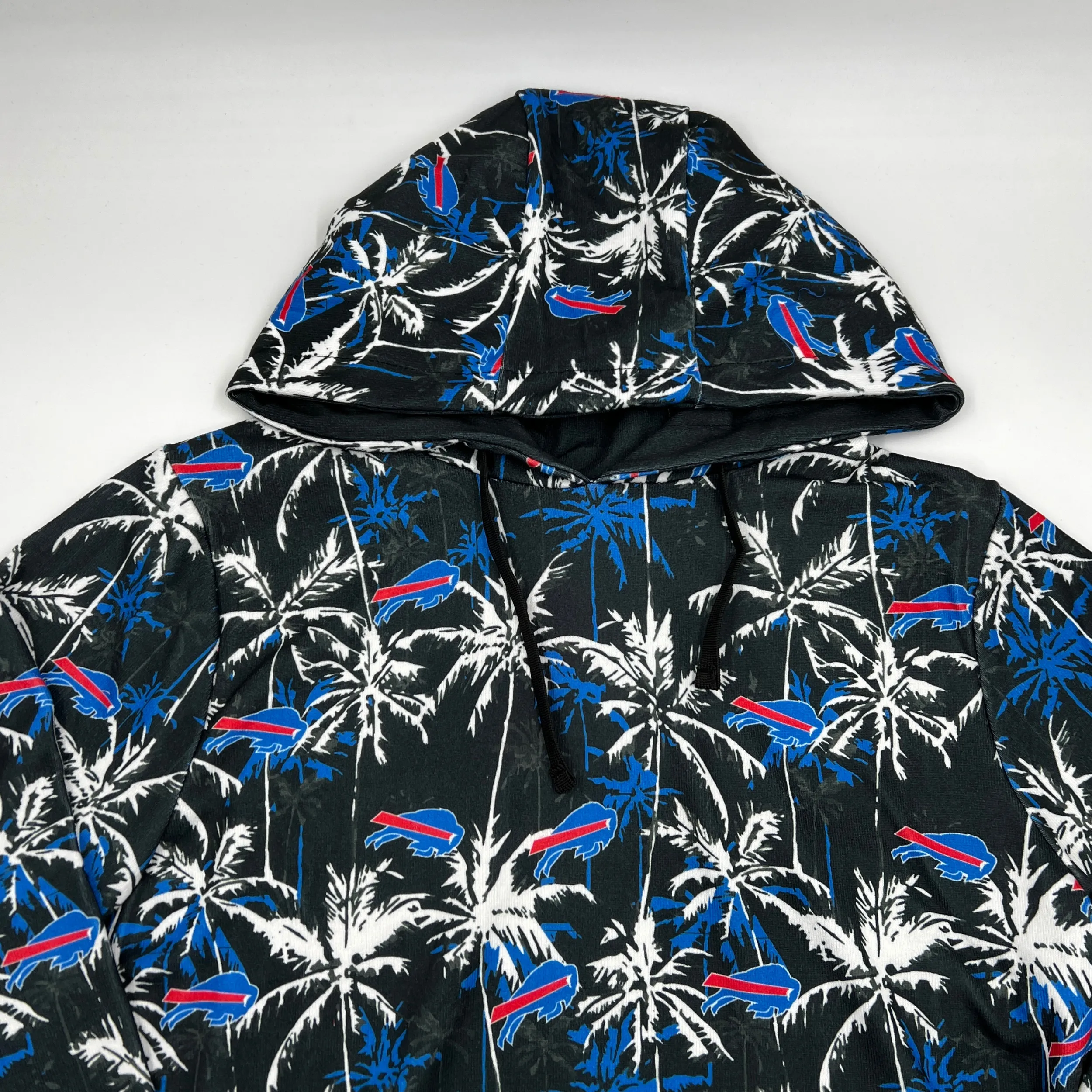 Buffalo Bills Midnight Palm Tree Lightweight Hoodie
