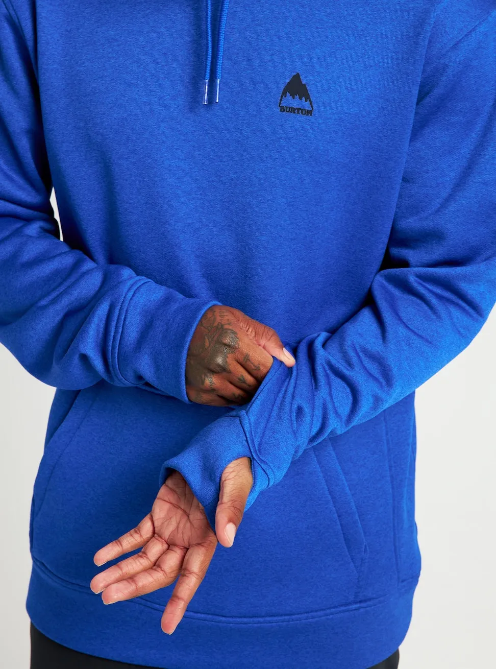 Burton Oak Pull Over Hoodie l Mens Cobalt Blue Heather