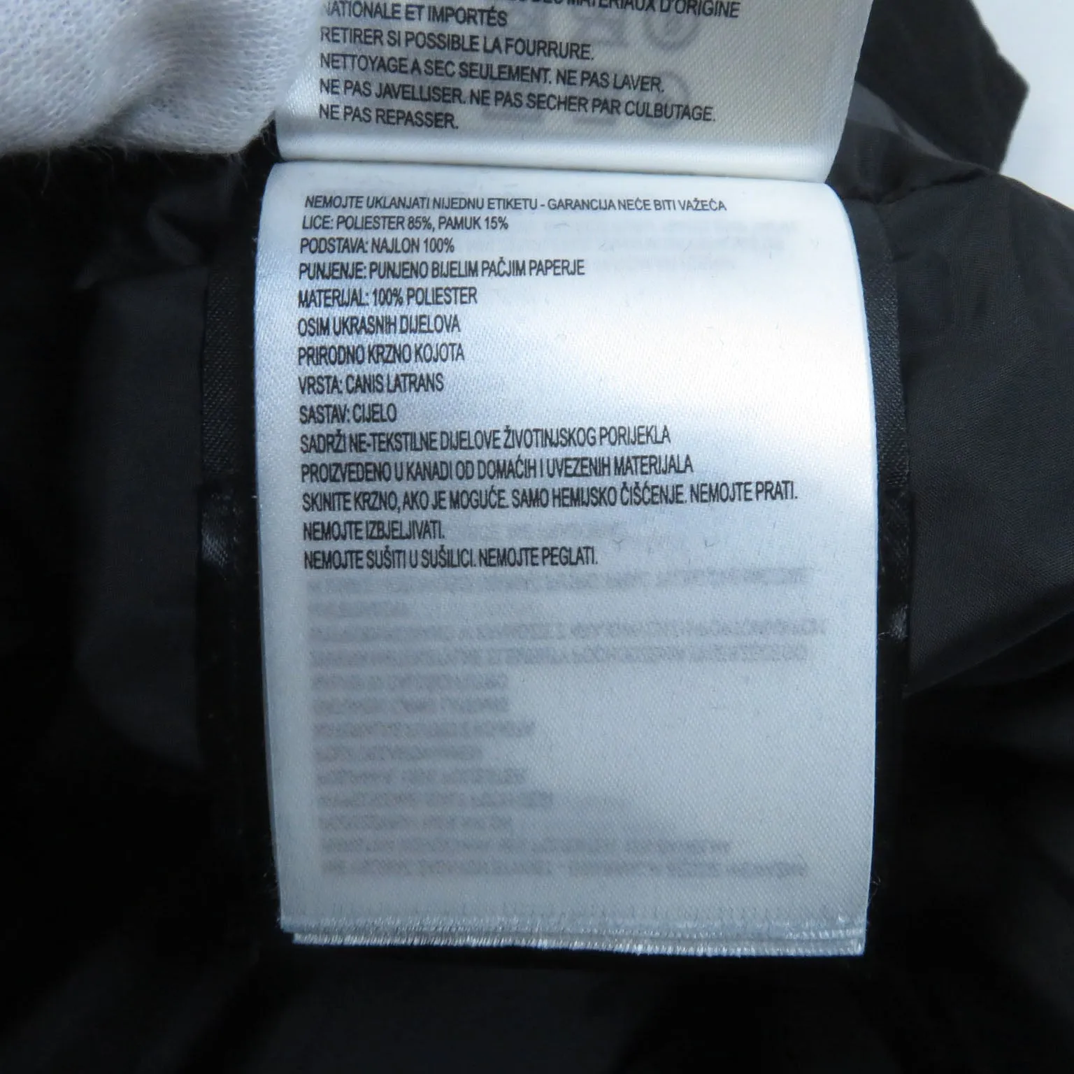 Canada Goose MACKENZIE Down Coat Black S/P