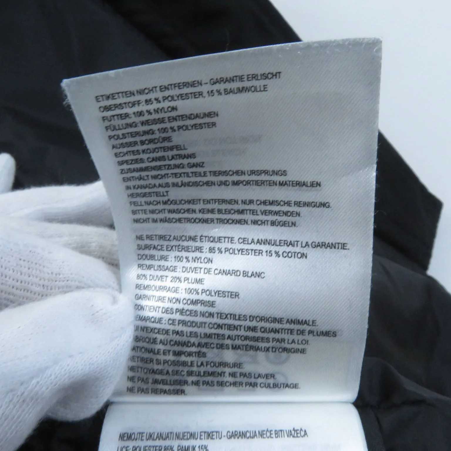 Canada Goose MACKENZIE Down Coat Black S/P