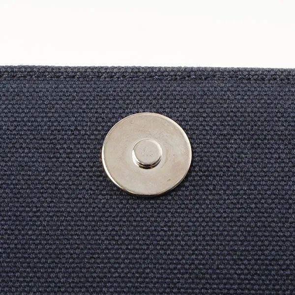 Chanel Around 2002 Made Denim Chocolate Bar Cc Mark No.5 Stitch Chain Shoulder Bag Navy/Silver/Red