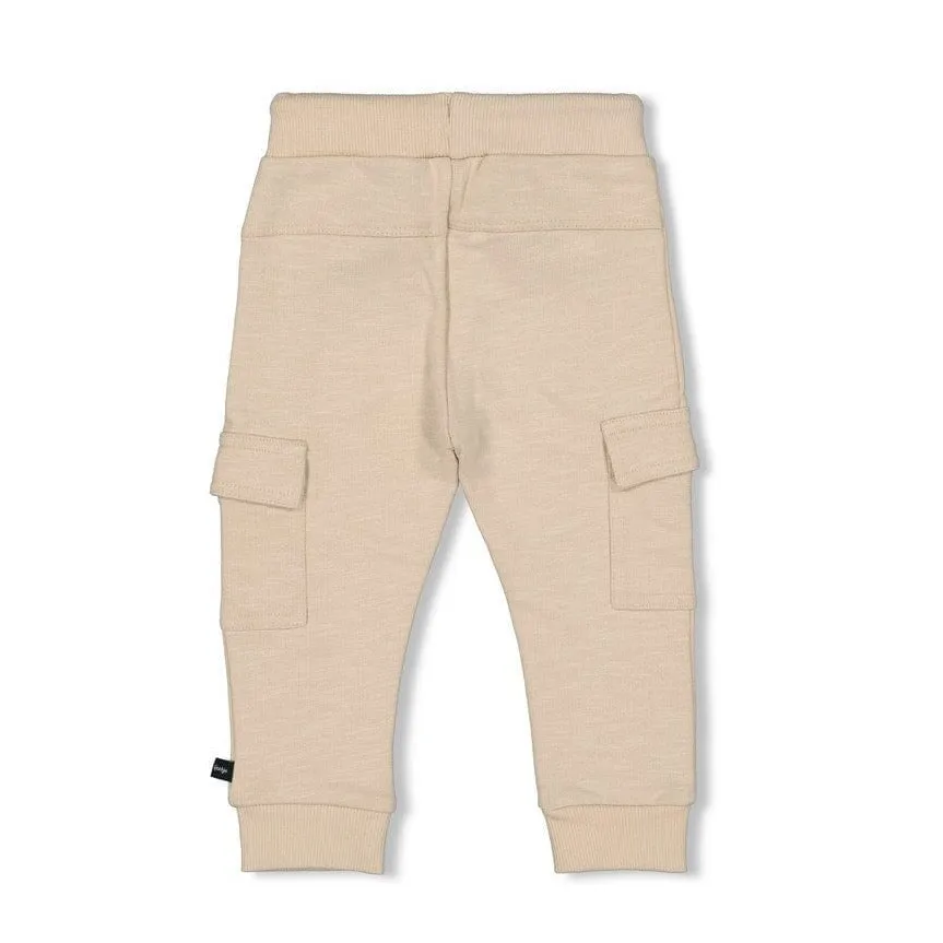 CHECKMATE Organic Cotton French Terry Cargo Pants