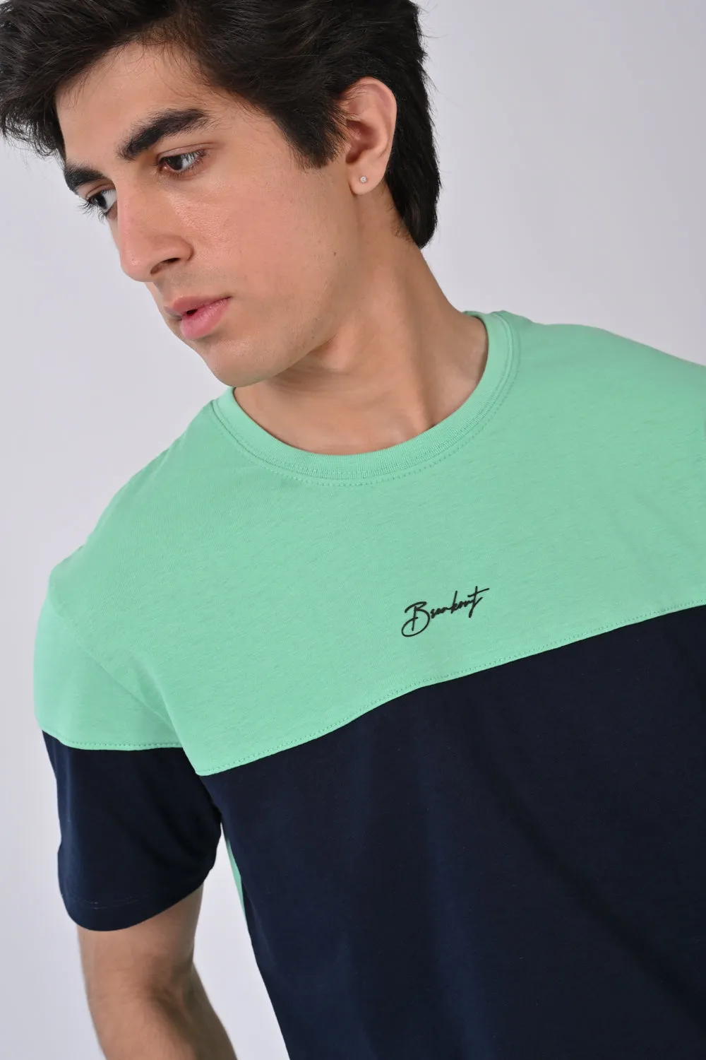 COLOR BLOCKING TEE
