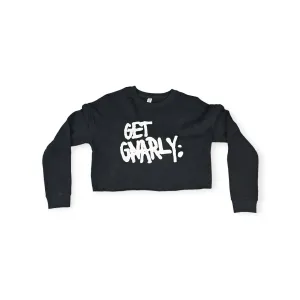 Core Logo Crop Crewneck Black