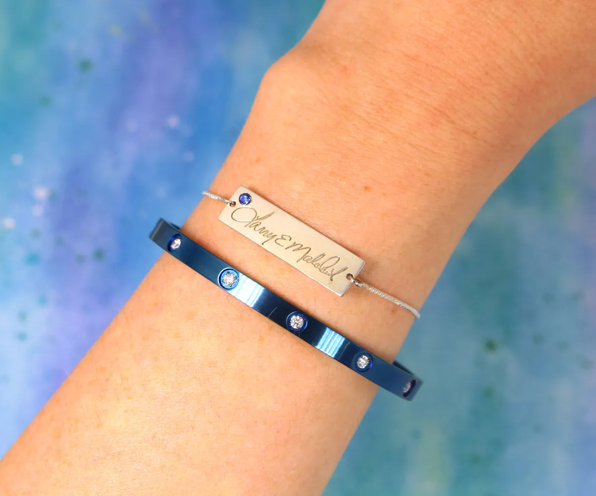 Custom Keepsake Signature Engraved Bracelet