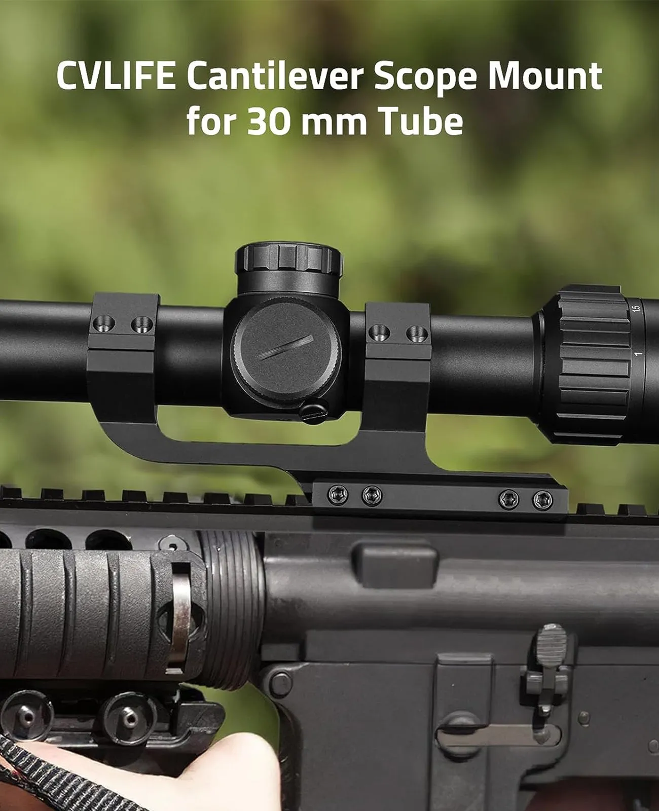 CVLIFE Cantilever Scope Mount 30 mm Offset Dual Ring One-Piece Scope Mounts