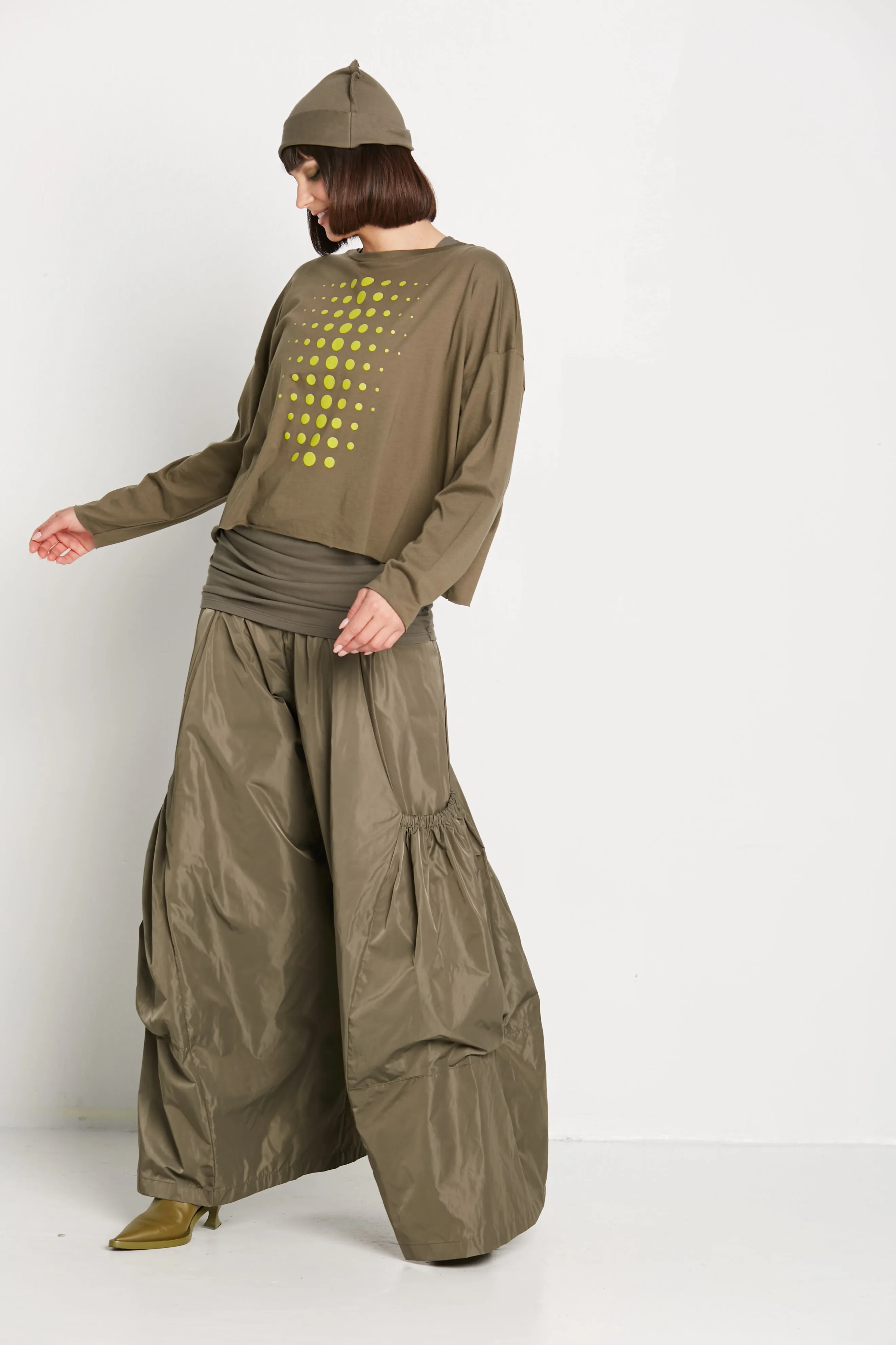 Dot Dot Mini Box T | Loden/Guac