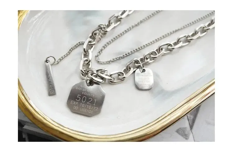 Double-Layer Chain Necklace