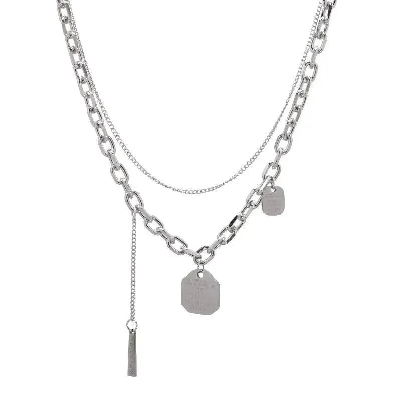 Double-Layer Chain Necklace