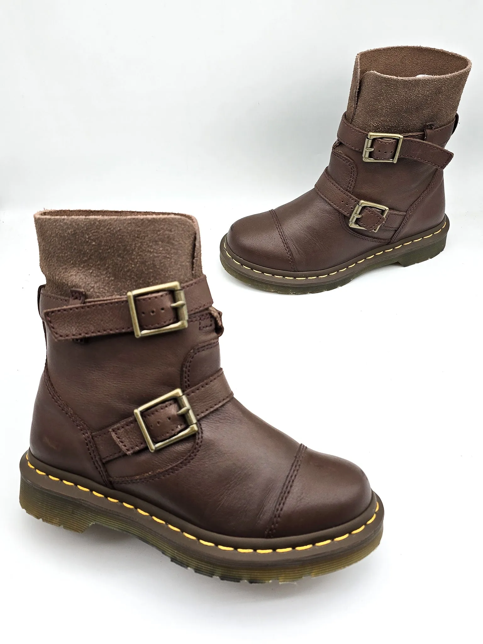 DR. MARTENS KRISTY BROWN UK 3 - Pre-Loved
