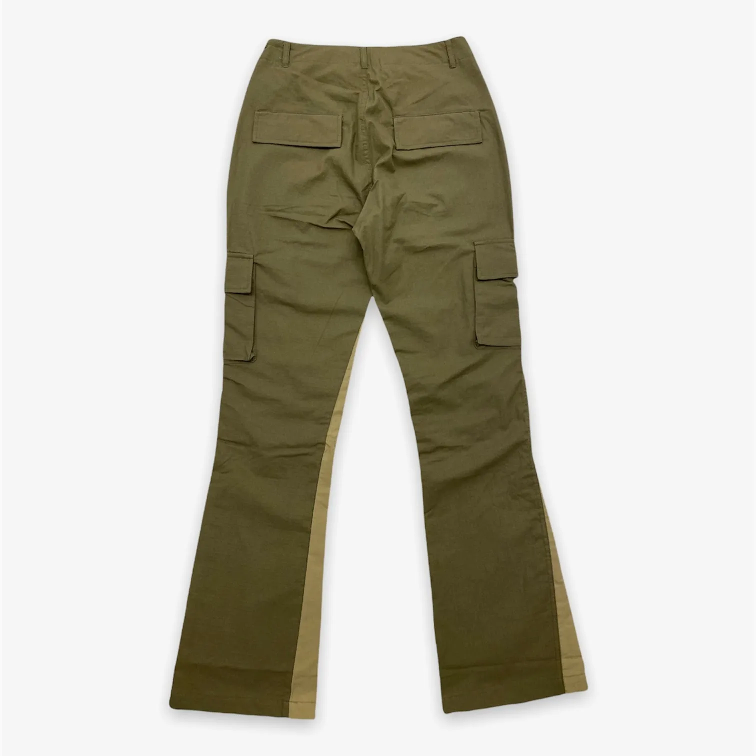 EPTM Flare Cargo Pants Olive