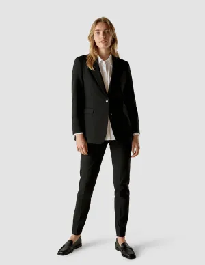 Essential Suit Tapered Black