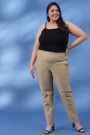 Fawn Crease Seam Tummy Tucker Pants