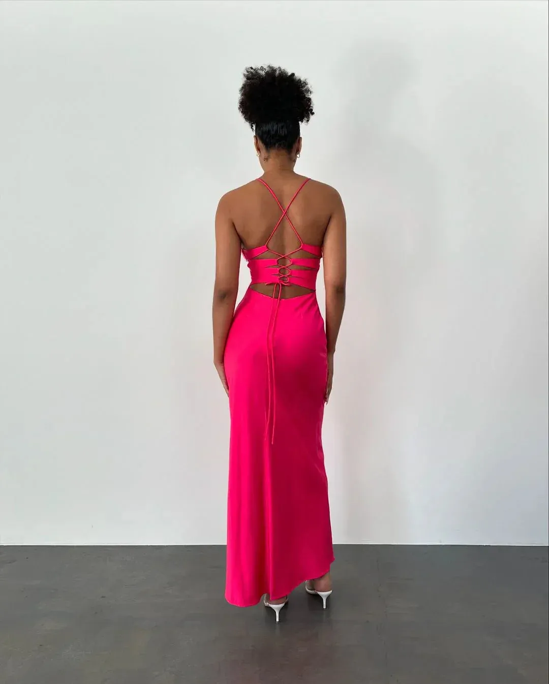 Formal Women's Dresses Hot Pink Sheath Long Prom Dress Formal Party Gown Prom Dress Store