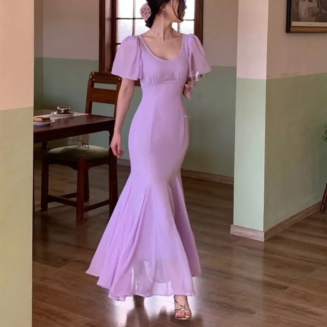 Formal Women's Dresses Mermaid Chiffon Long Prom Dress Formal Party Dress Prom Dress Store