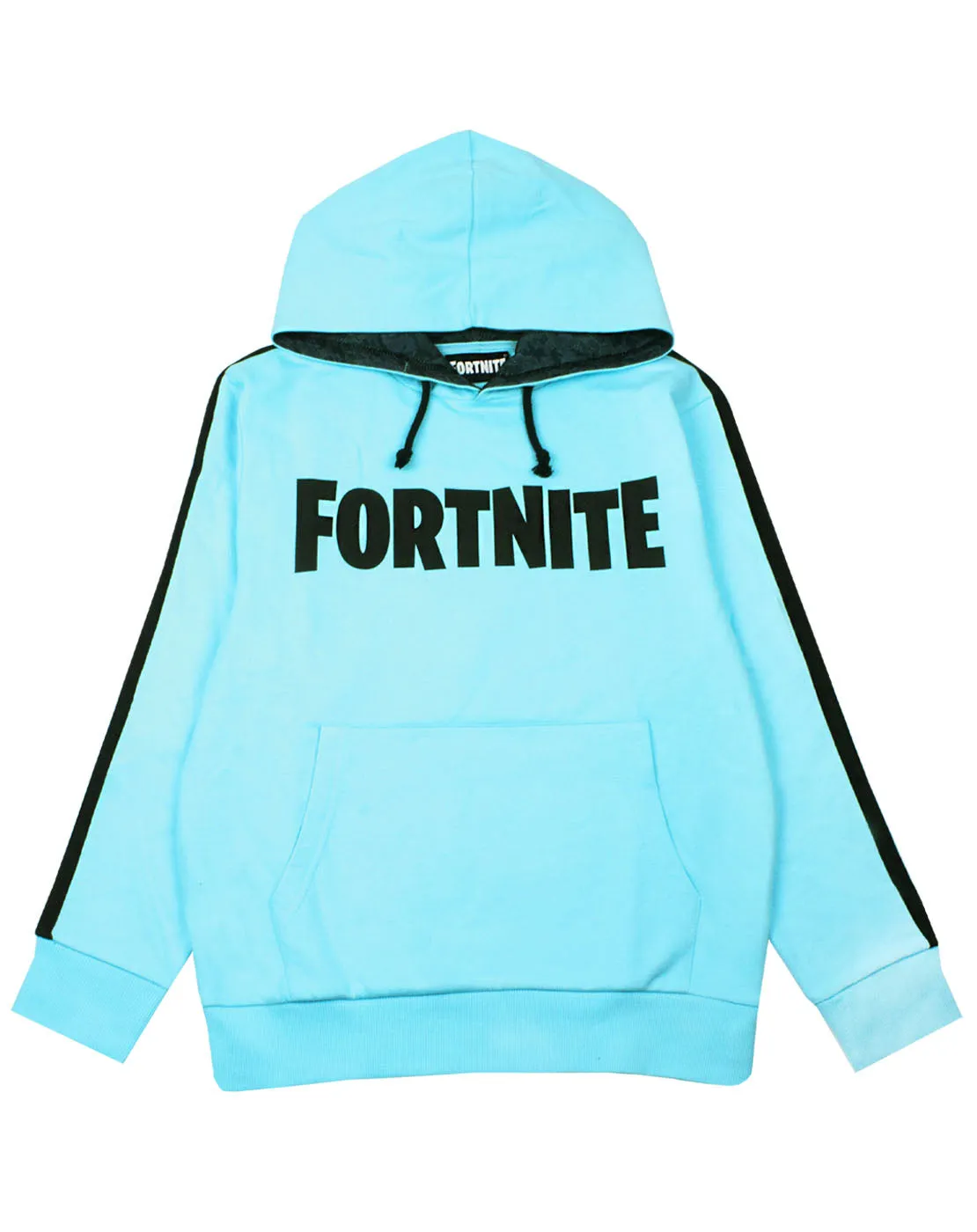 Fortnite Logo Boys Blue Hoodie - Blue