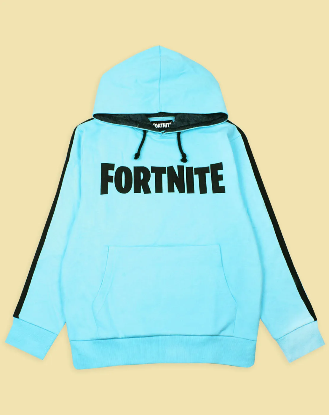 Fortnite Logo Boys Blue Hoodie - Blue