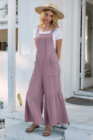 Gauze Jumpsuit - Lavender