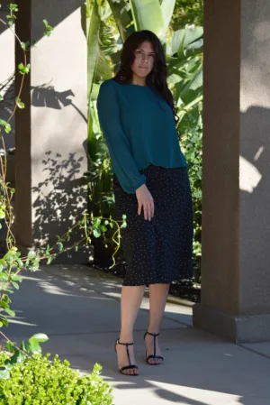 Gloria Polkadot Skirt