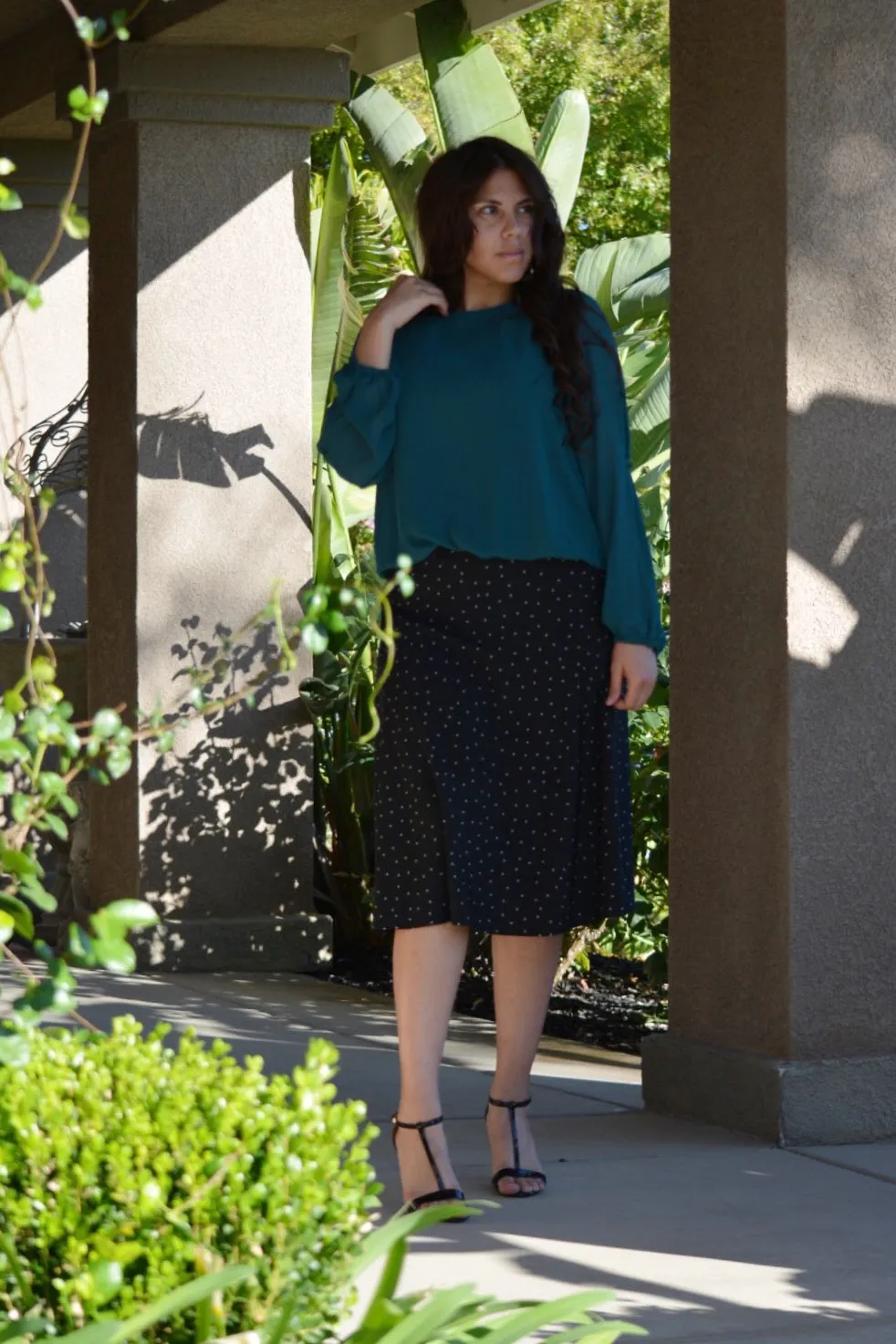 Gloria Polkadot Skirt