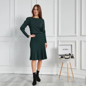 Hazel Skirt Forrest Green