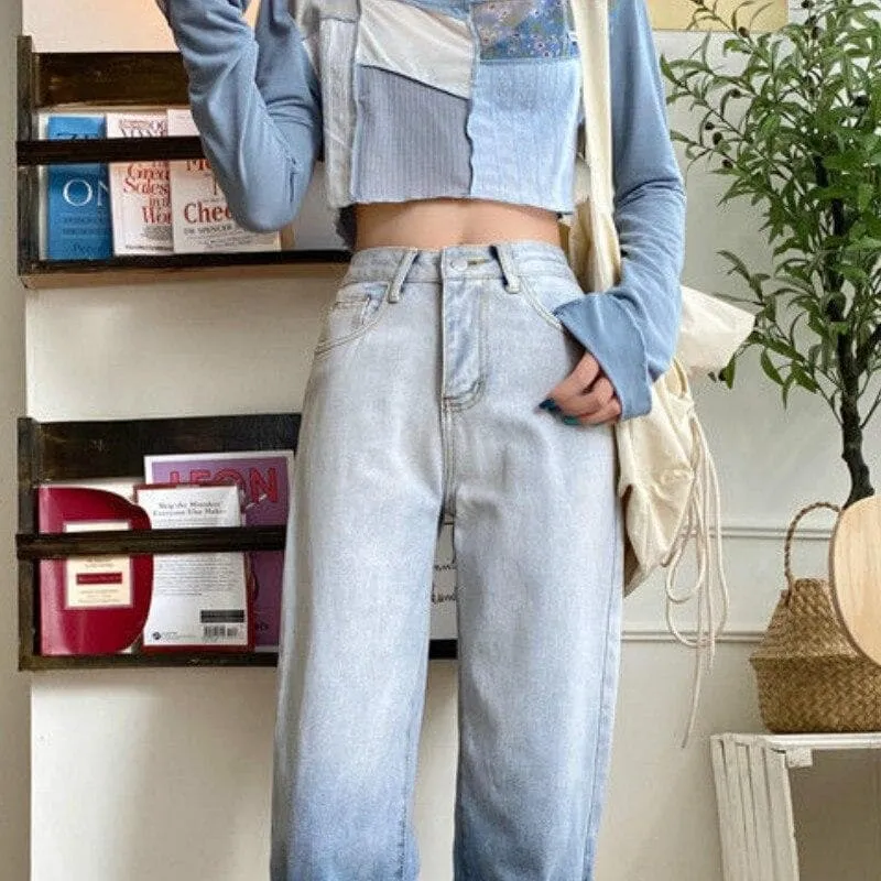 High-Waist Pants With Color Gradient