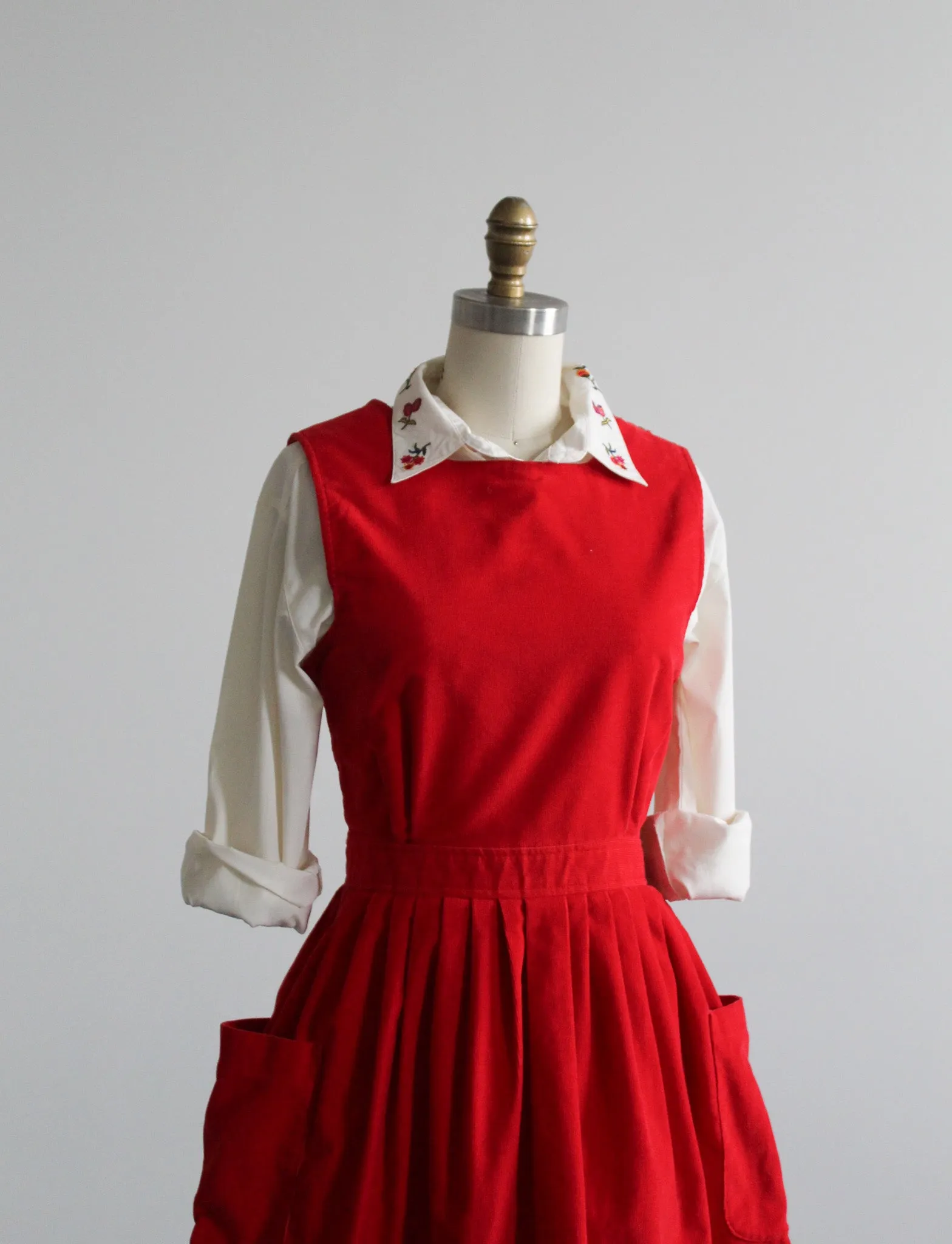 hollyhock pinafore