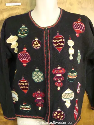 Horrible Ornament Themed Ugly Christmas Sweater