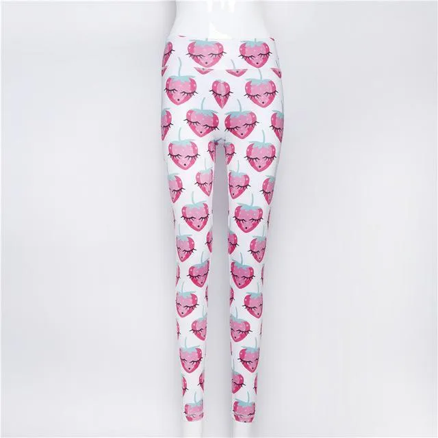 Juicy Fruit High Waist Leggings