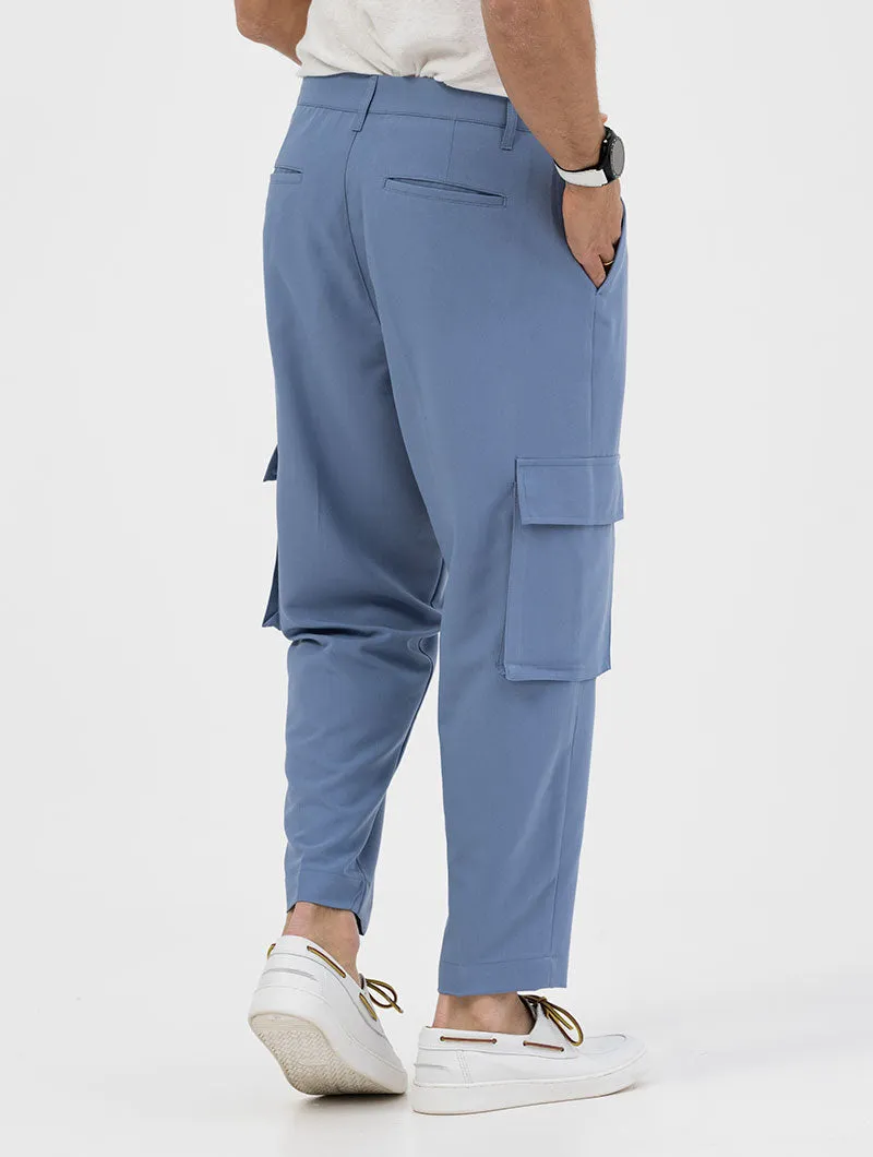 JULIAN CARGO PANTS IN LIGHT BLUE