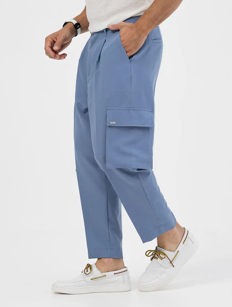 JULIAN CARGO PANTS IN LIGHT BLUE