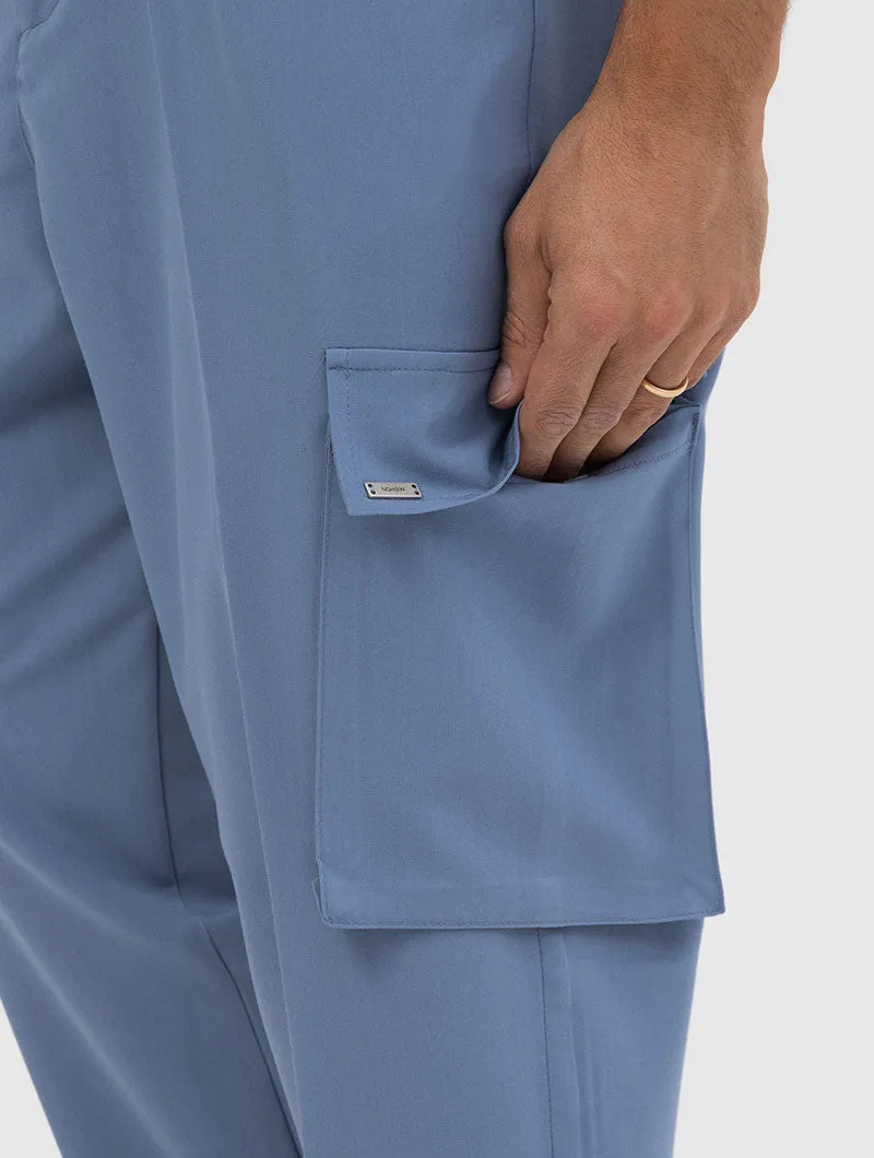 JULIAN CARGO PANTS IN LIGHT BLUE
