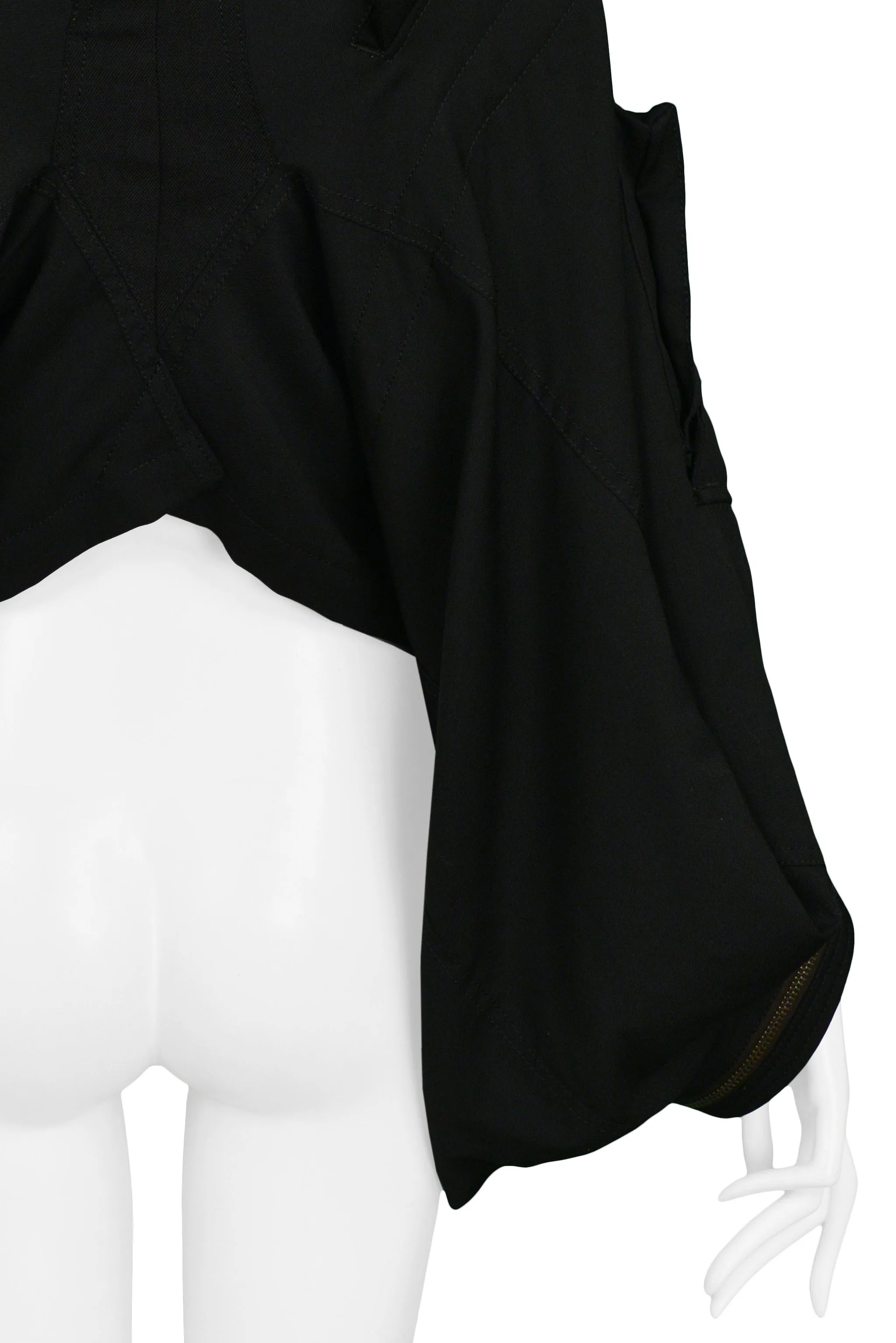 JUNYA WATANABE BLACK DECONSTRUCTED MILITARY JACKET 2006