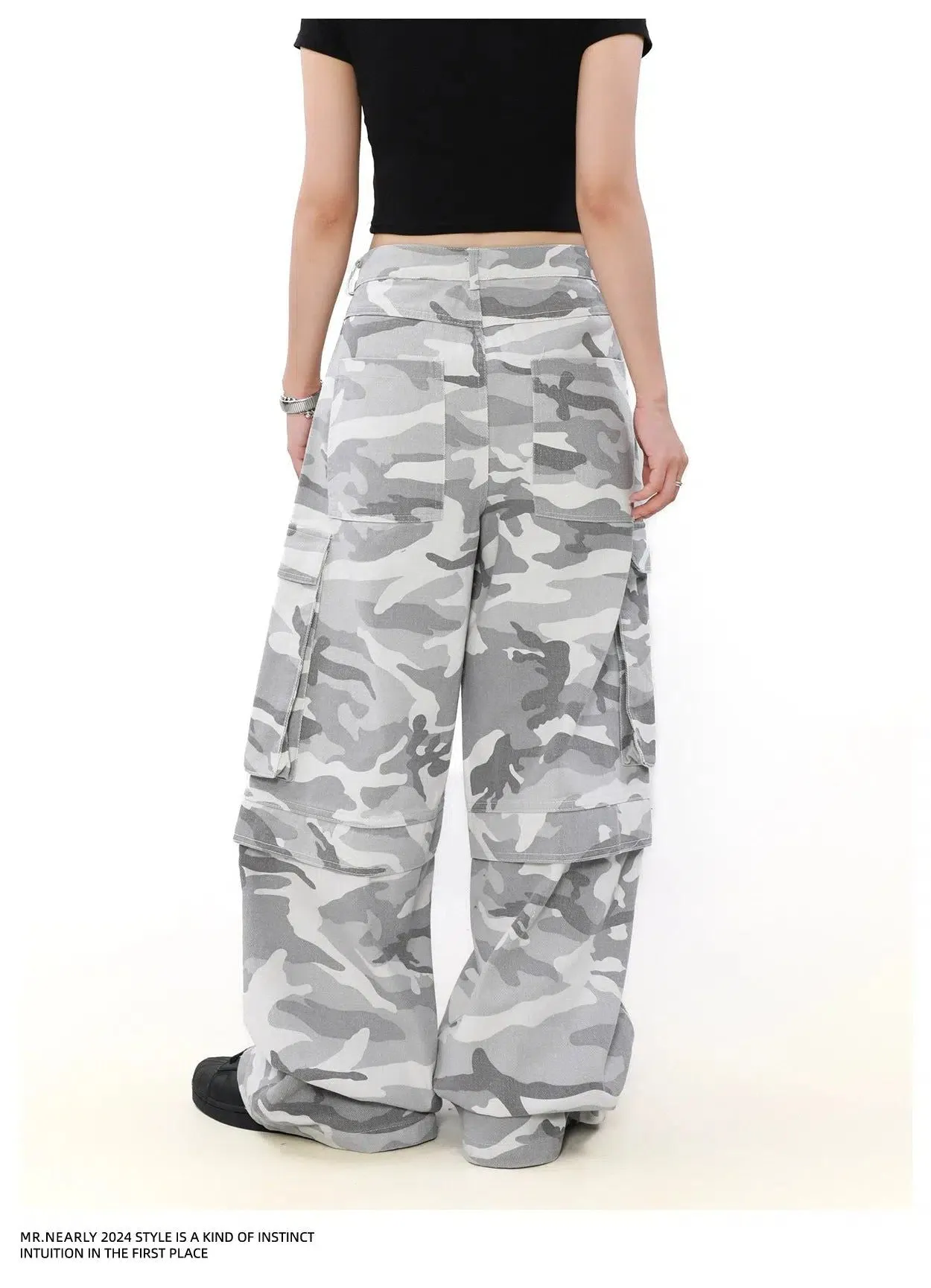 Light Faded Camo Cargo Pants